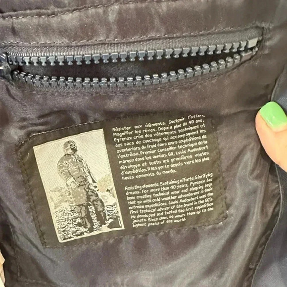 🏔️ PYRENEX BOYS PUFFER JACKET ~ SIZE 10 ~ BLUE 🏔️ - Picture 5 of 6